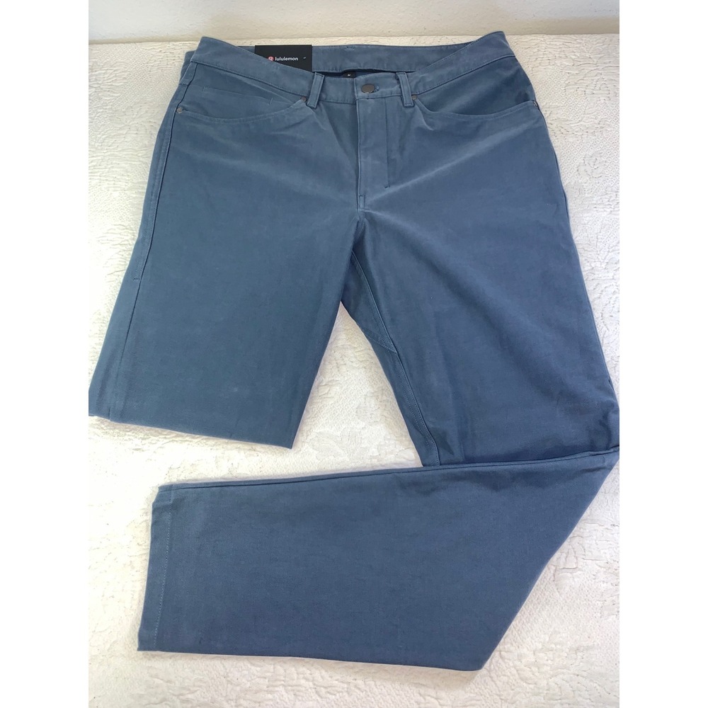 Lululemon ABC Pant Slim Utilitech 32x32 Blue Grey LM5ABNS Mens Trousers